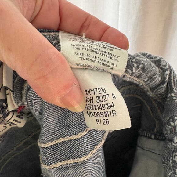 Ariat REAL Denim Jeans Womens 30R Blue Medium Wash Stretch Mid Rise Straight Leg - Picture 8 of 8